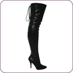 Seduce Open Back Thigh Highs
